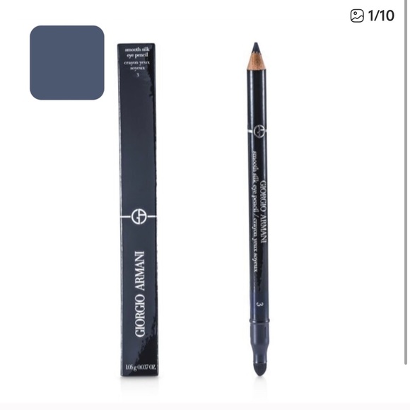 New! Giorgio Armani Smooth Silk Eye Pencil - # 03 Blue 1.05g/0.037oz - Picture 1 of 3